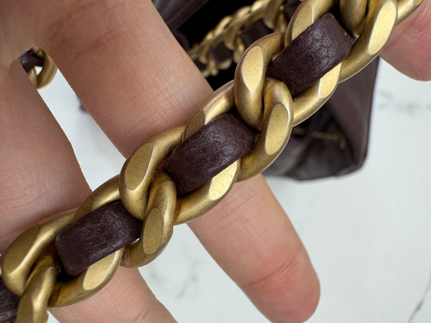 CHANEL 25Bag 荔枝牛皮 Small Chocolate