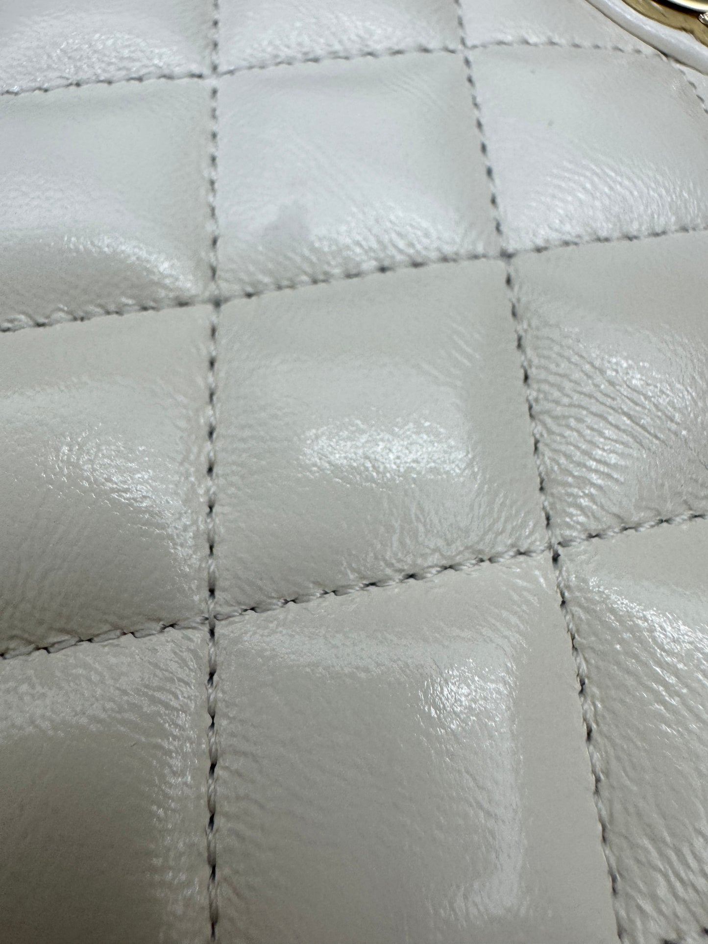 CHANEL Mini 31Bag 油蠟羊皮 白色 新版