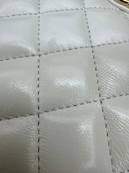 CHANEL Mini 31Bag 油蠟羊皮 白色 新版