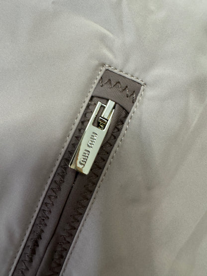 MIU MIU 淺卡其色短款風衣