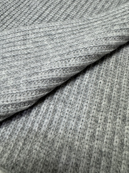 CELINE 灰色凱旋門 100% Cashmere 圍巾