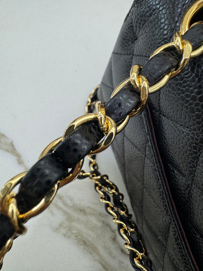 CHANEL CF23 黑金牛 CF Small