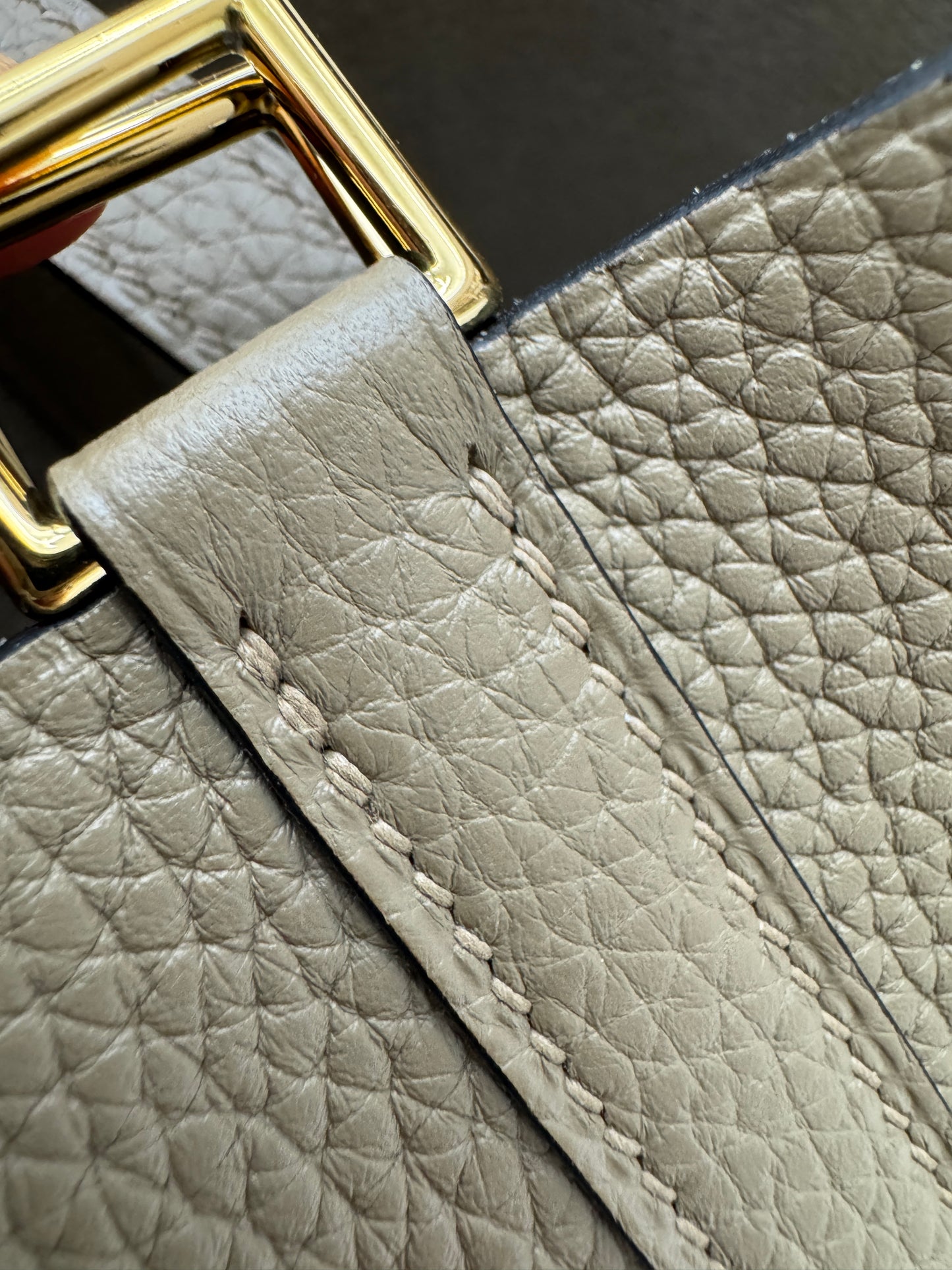 HERMES Picotin 18 馬爾淺米金扣 8Q Beige Marfa GHW