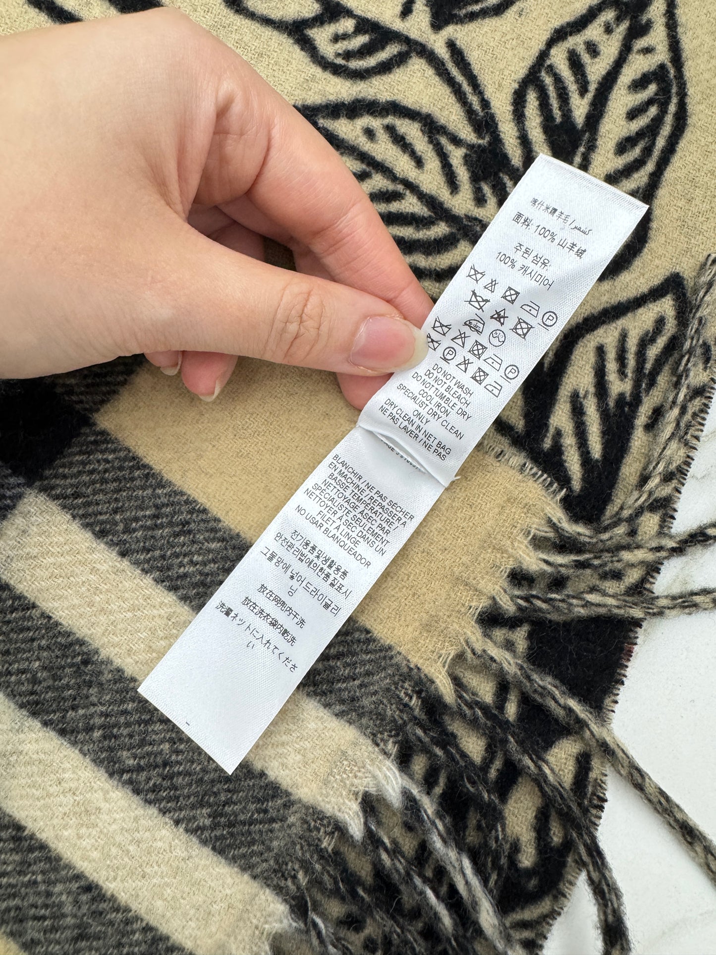 BURBERRY 雙面戰馬圍巾