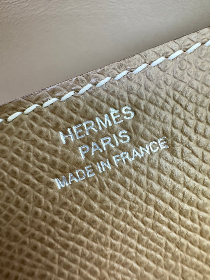 HERMES Constance Elan 大象灰銀扣 Epsom Etoupe PHW
