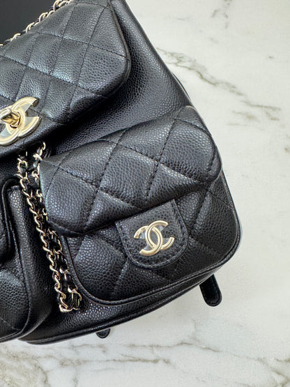 CHANEL 青蛙Duma 荔枝牛皮 Large