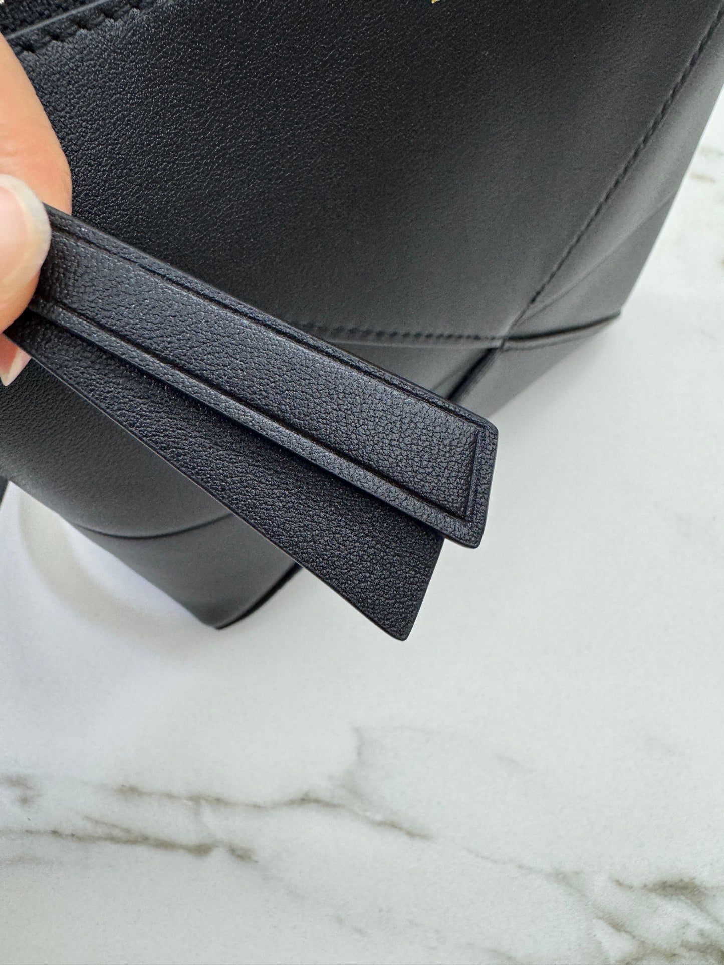 LOEWE Puzzle Fold Pouch Black