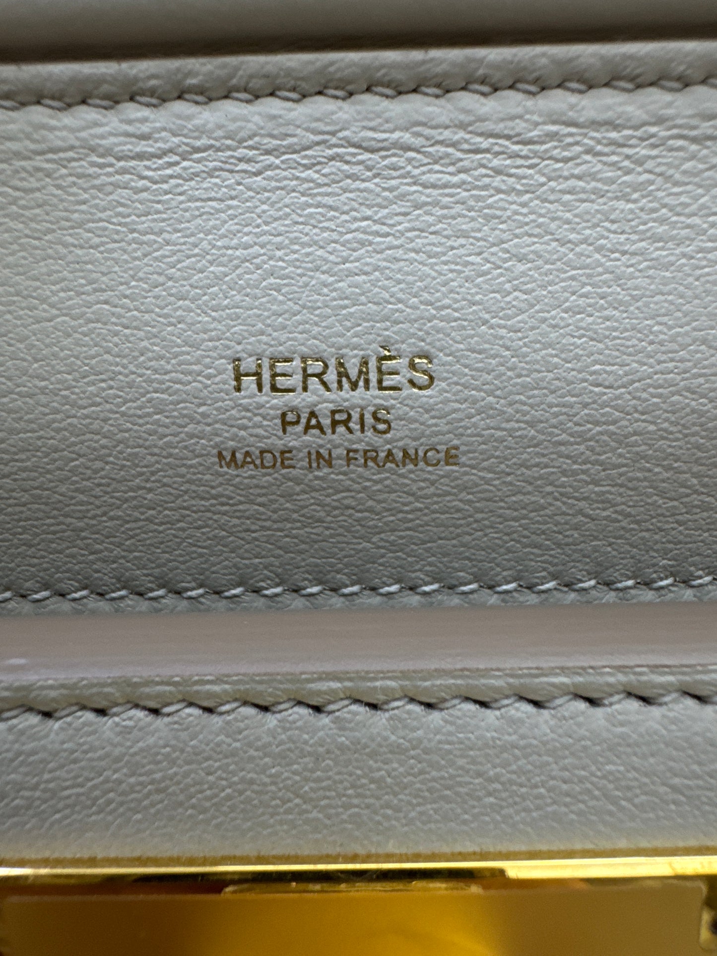 HERMES Mini 2424 冰川白金扣 Evercolor