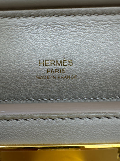 HERMES Mini 2424 冰川白金扣 Evercolor