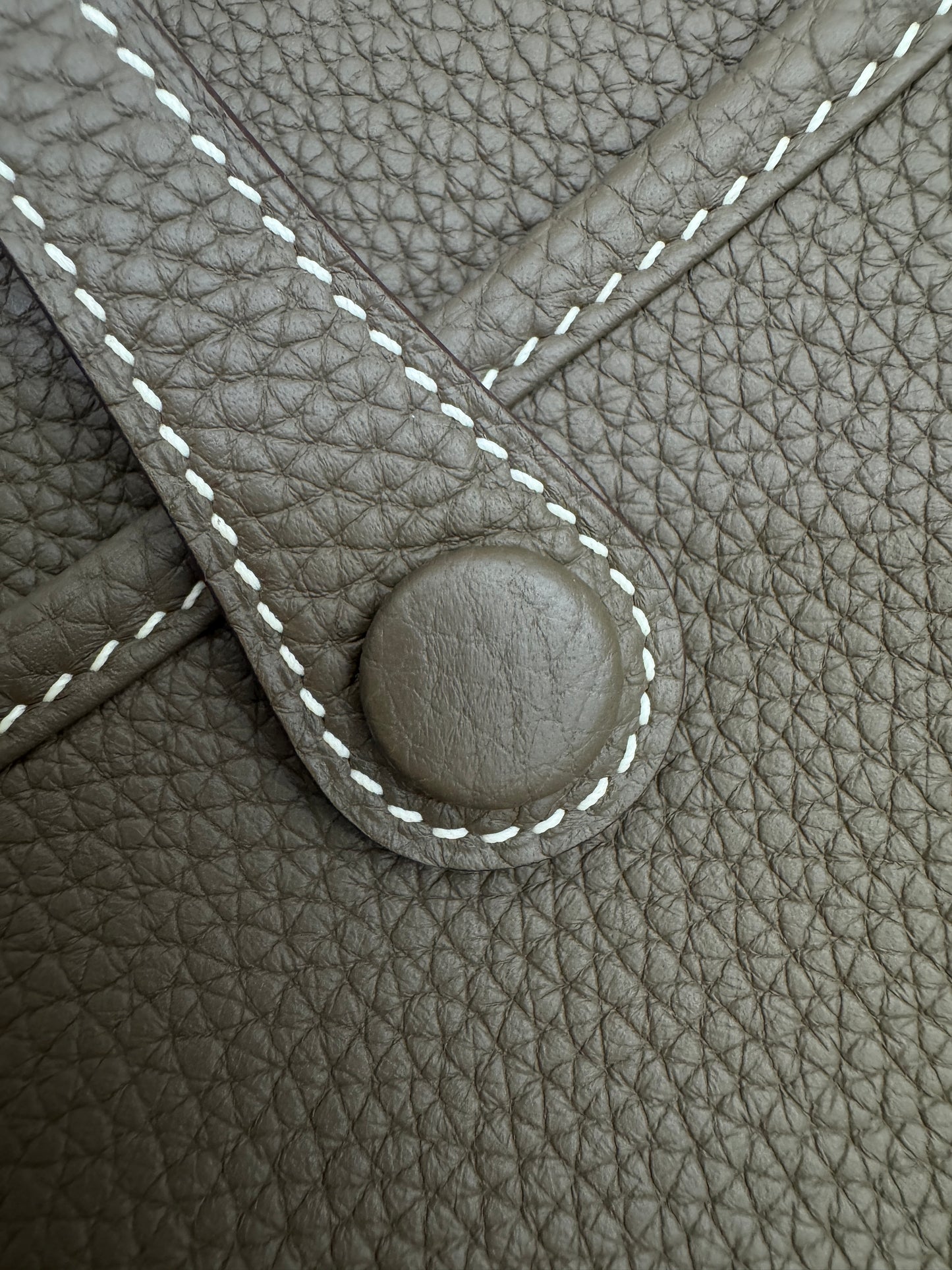 HERMES Evelyne 23 大象灰銀扣 Etoupe TC PHW