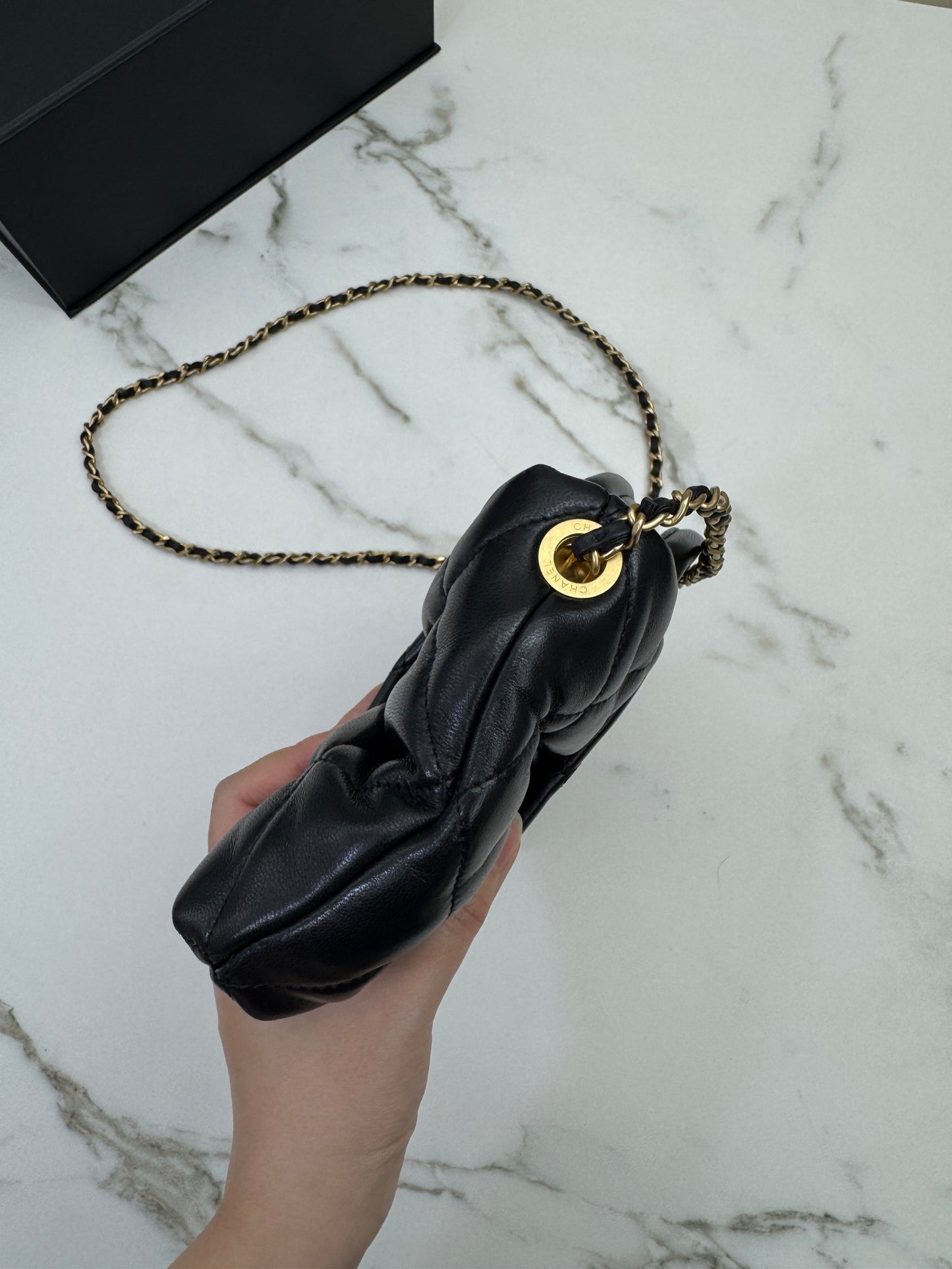 CHANEL 25K Mini 蝴蝶結包 綿羊皮