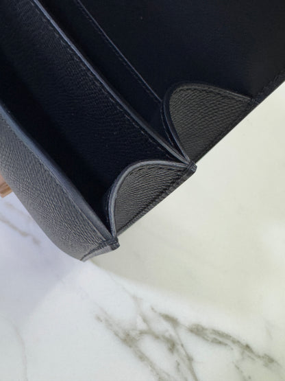 HERMES Mini Constance 黑色 玫瑰金扣 Epsom