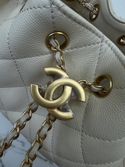 CHANEL Mini 25Bag 米色
