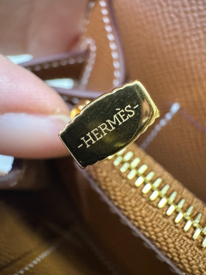 HERMES Kelly to-go 金棕色金扣 Epsom Gold GHW