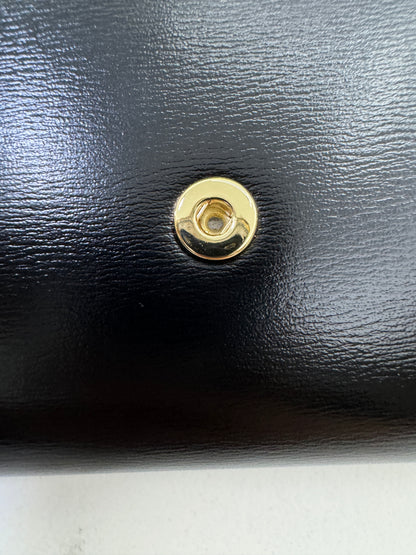 CELINE Wallet 凱旋門金扣Box皮