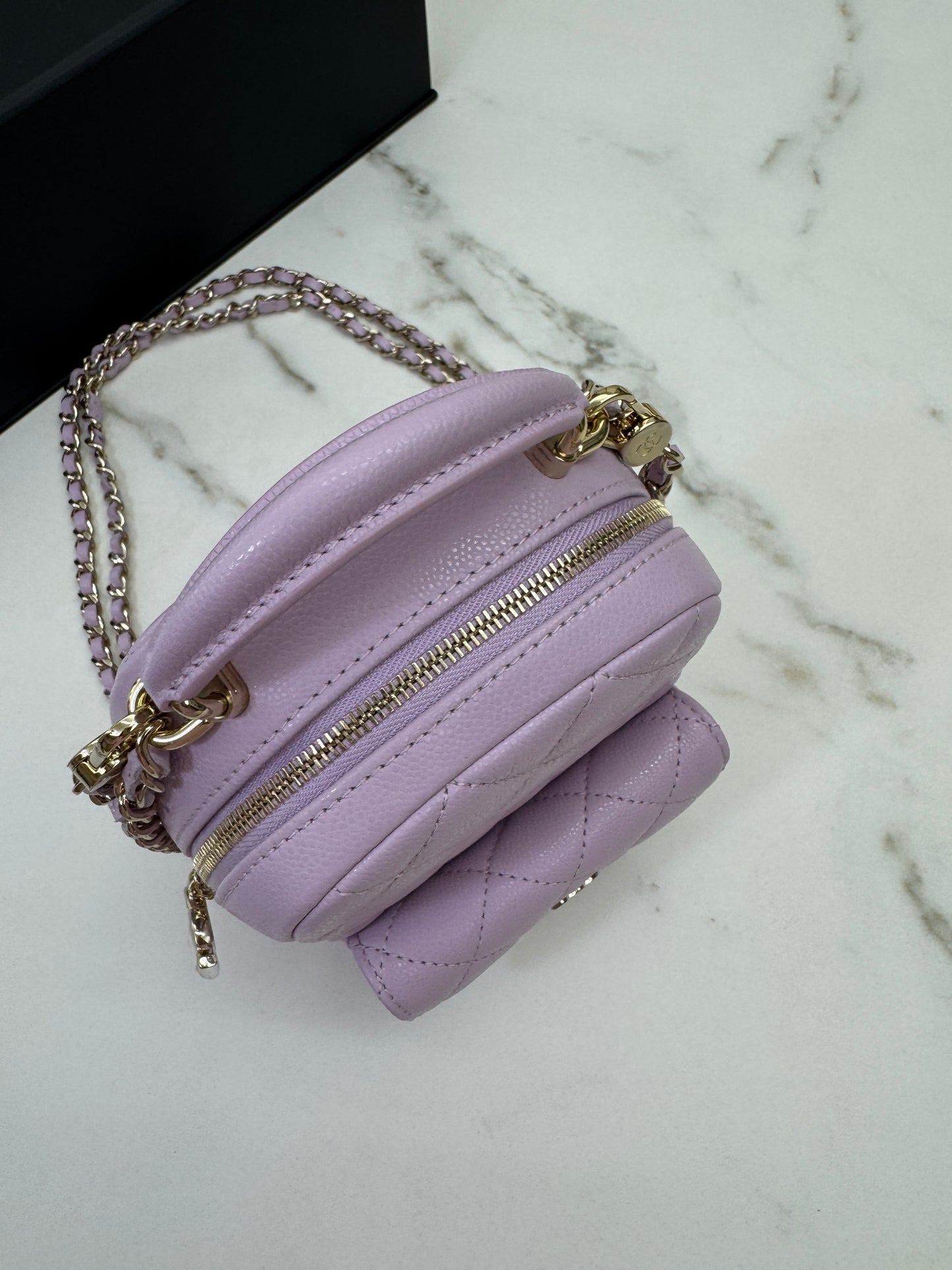CHANEL Mini Backpack 小書包 24A粉紫色