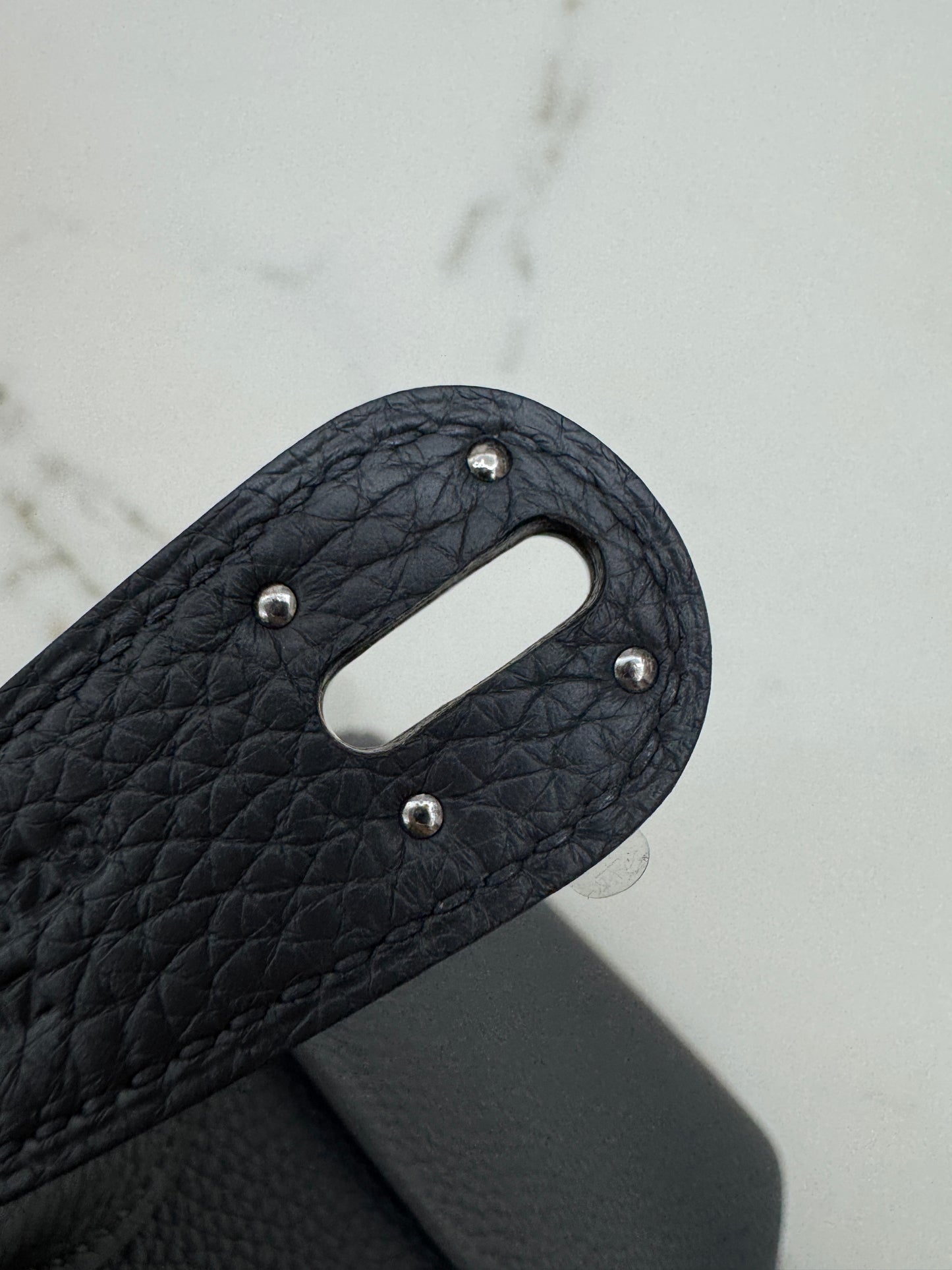 HERMES Lindy 30 石墨灰銀扣 TC 88 Graphite PHW