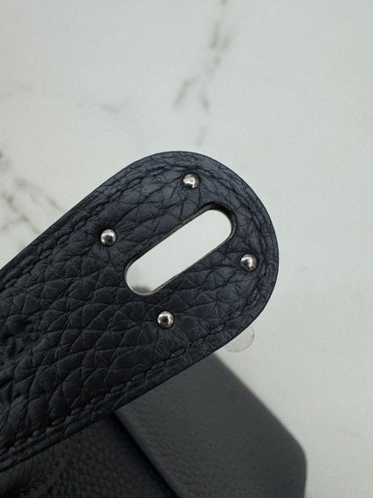HERMES Lindy 30 石墨灰銀扣 TC 88 Graphite PHW