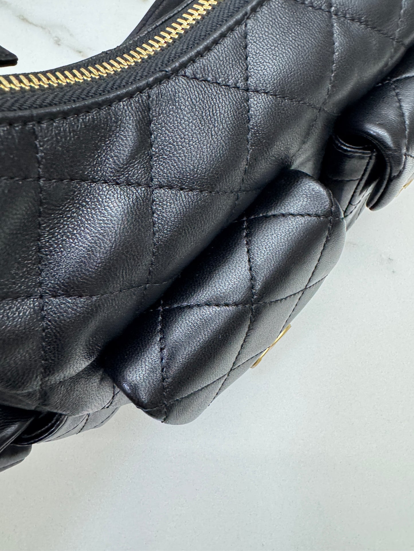 CHANEL 25C 多口袋Hobo 黑色