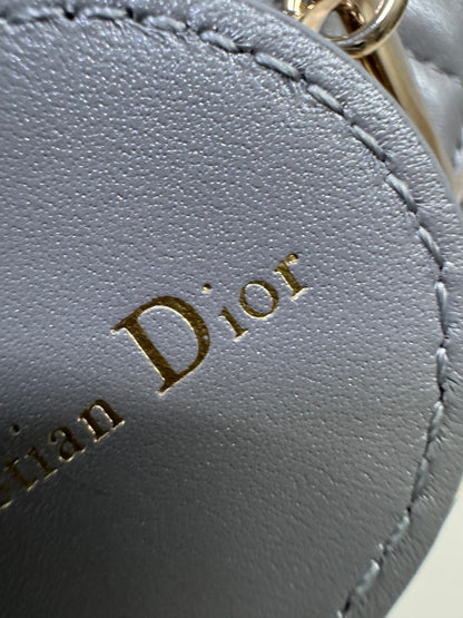 DIOR Lady Dior Mini 珠光灰