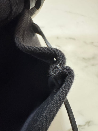 HERMES Mini Herbag 黑銀