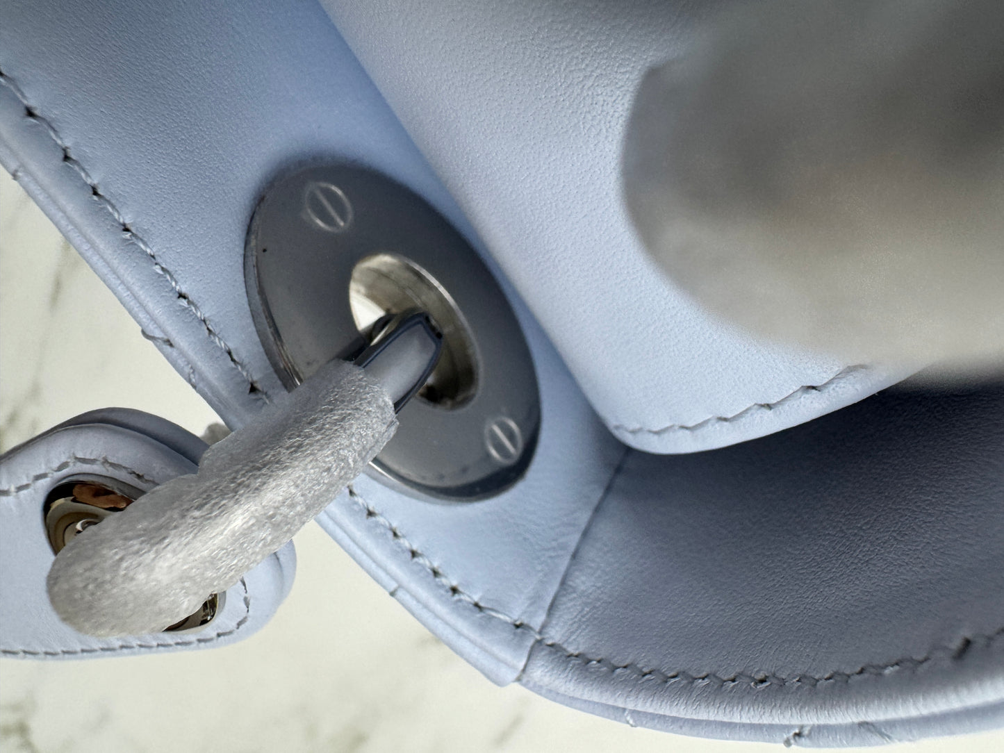 DIOR Mini Lady Dior Shirt Blue