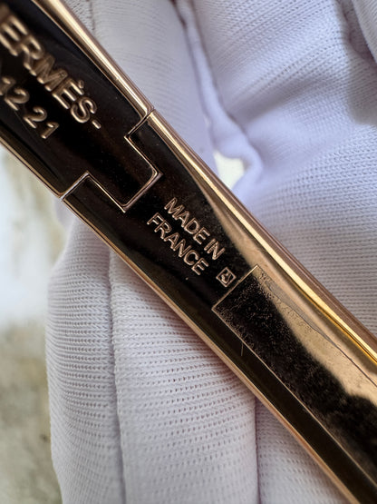 HERMES Mini Clic Chaine d’Ancre Bracelet 粉紅色玫瑰金手鐲