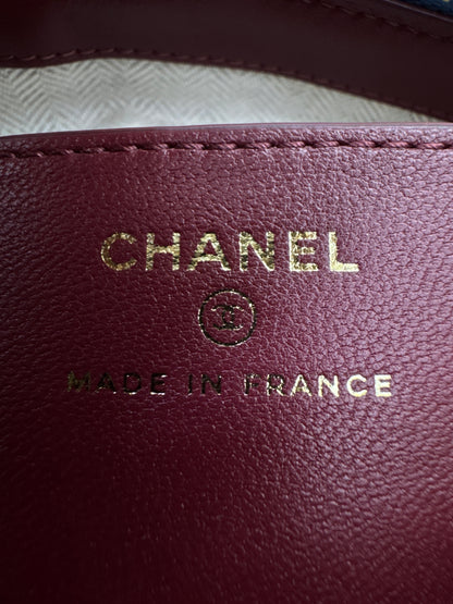 CHANEL 26A 洗水牛仔飯盒包