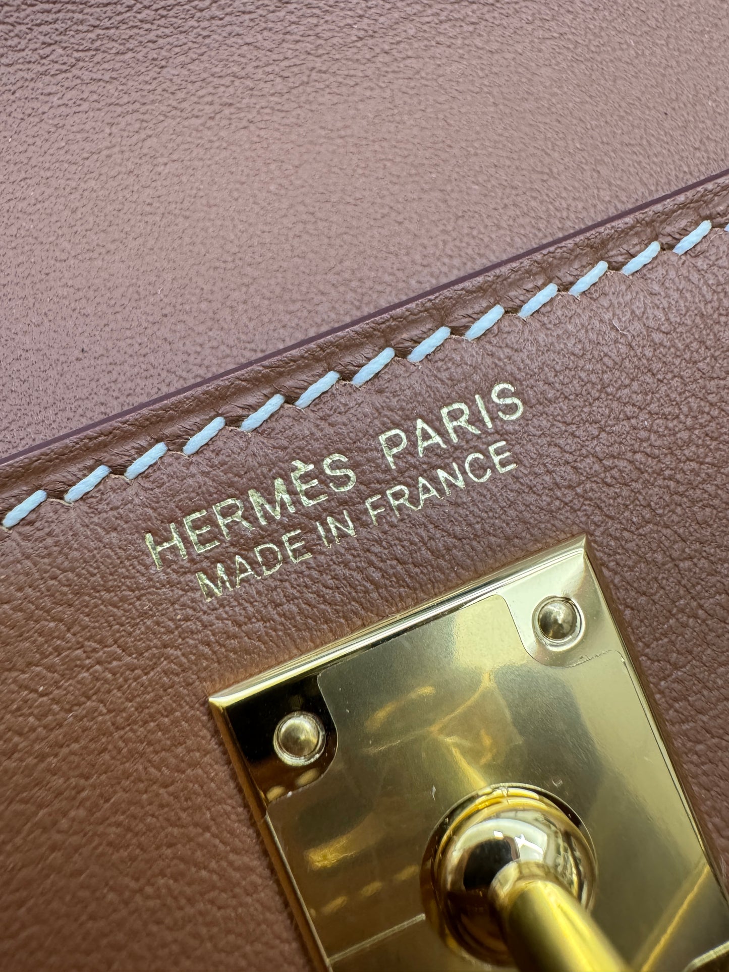 HERMES Kelly Danse 金棕色金扣 Swift Gold GHW