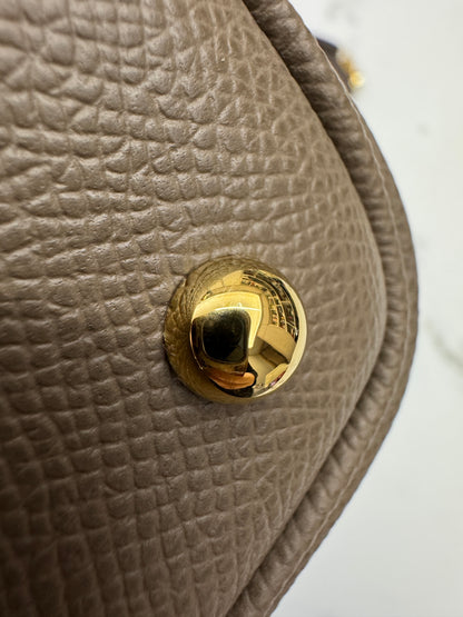 HERMES Bolide 25 大象灰金扣 Epsom Etoupe GHW