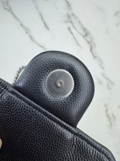 CHANEL Mini 25Bag 黑銀