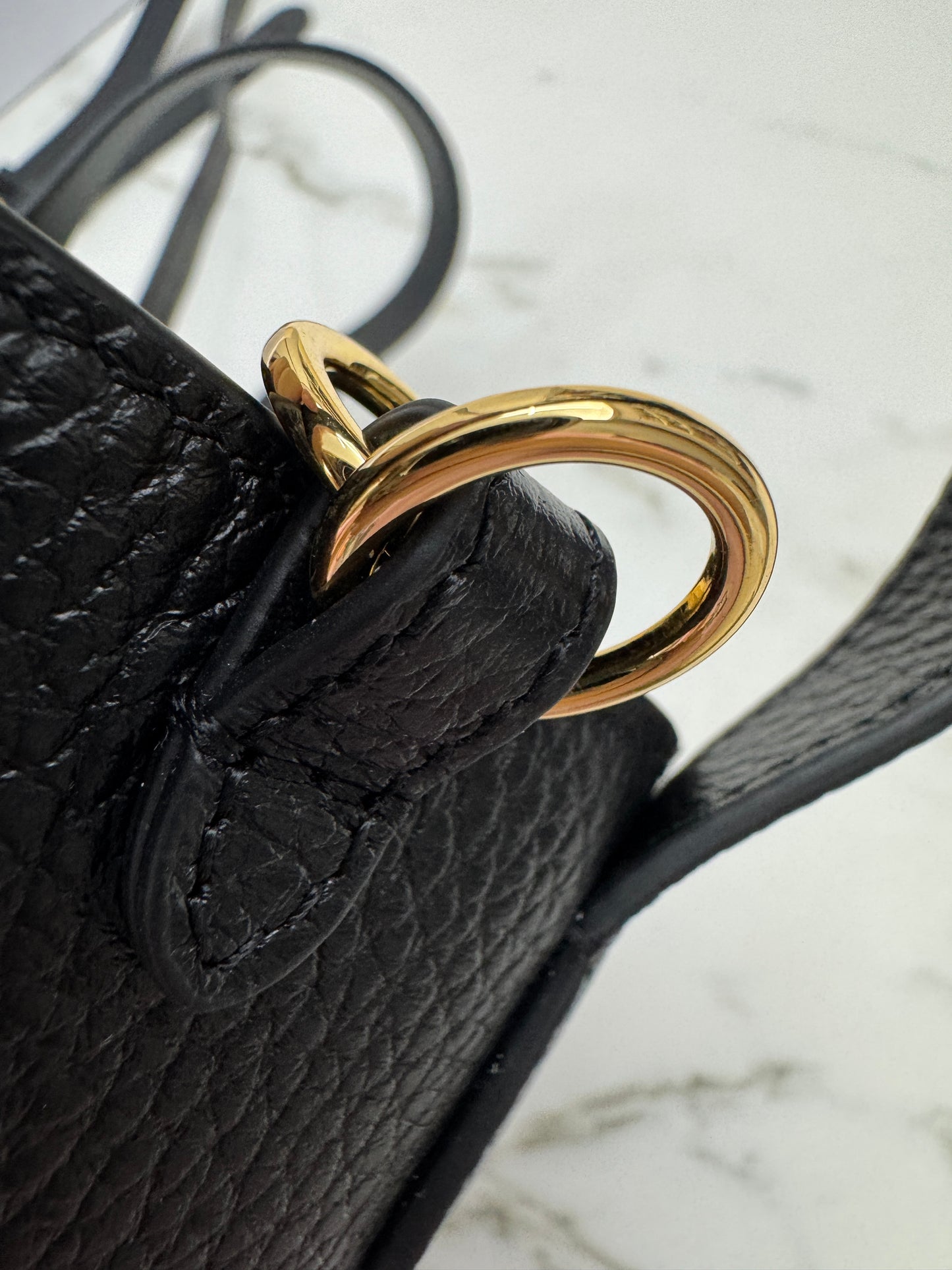 DIOR Signature 全皮小水桶