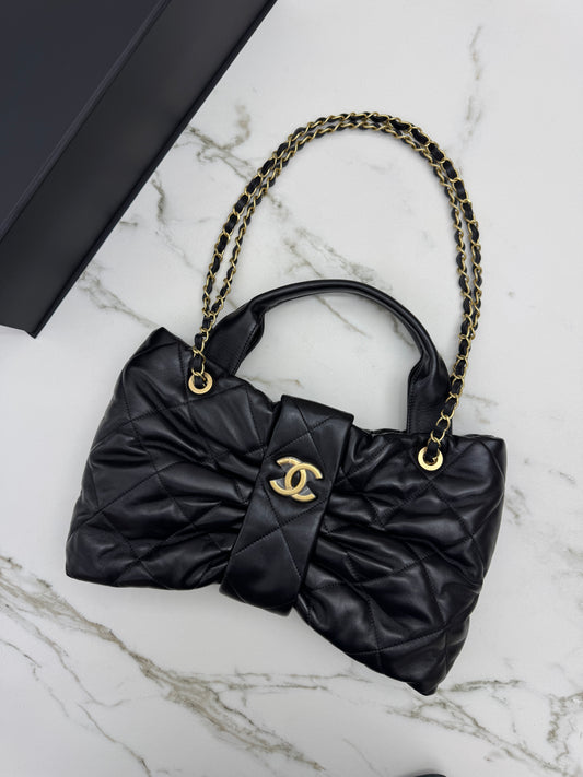CHANEL 25K 蝴蝶包 綿羊皮 Medium