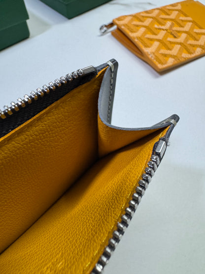 GOYARD Bourbon Zipped Cardholder 灰色