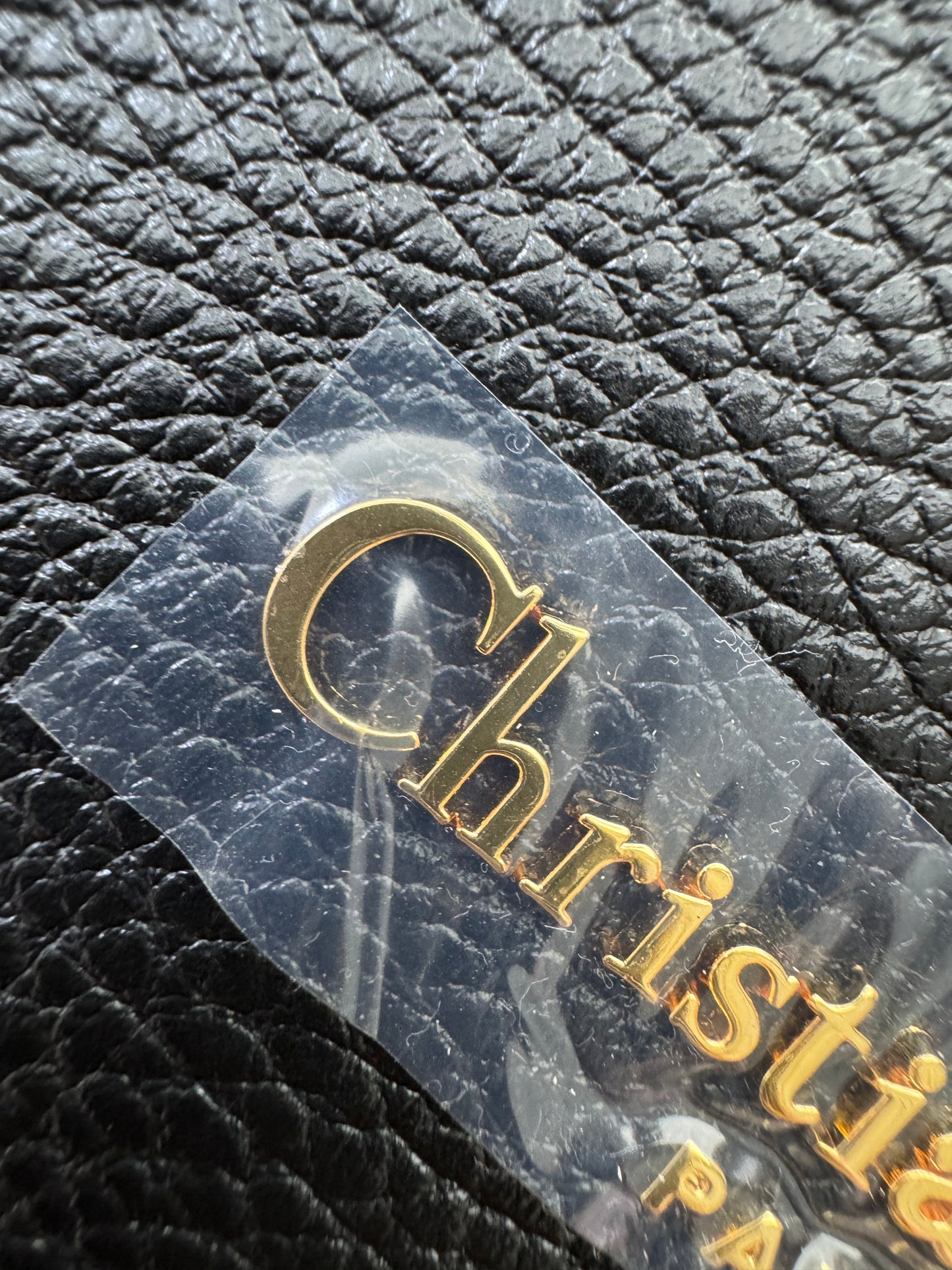 DIOR Signature 全皮小水桶