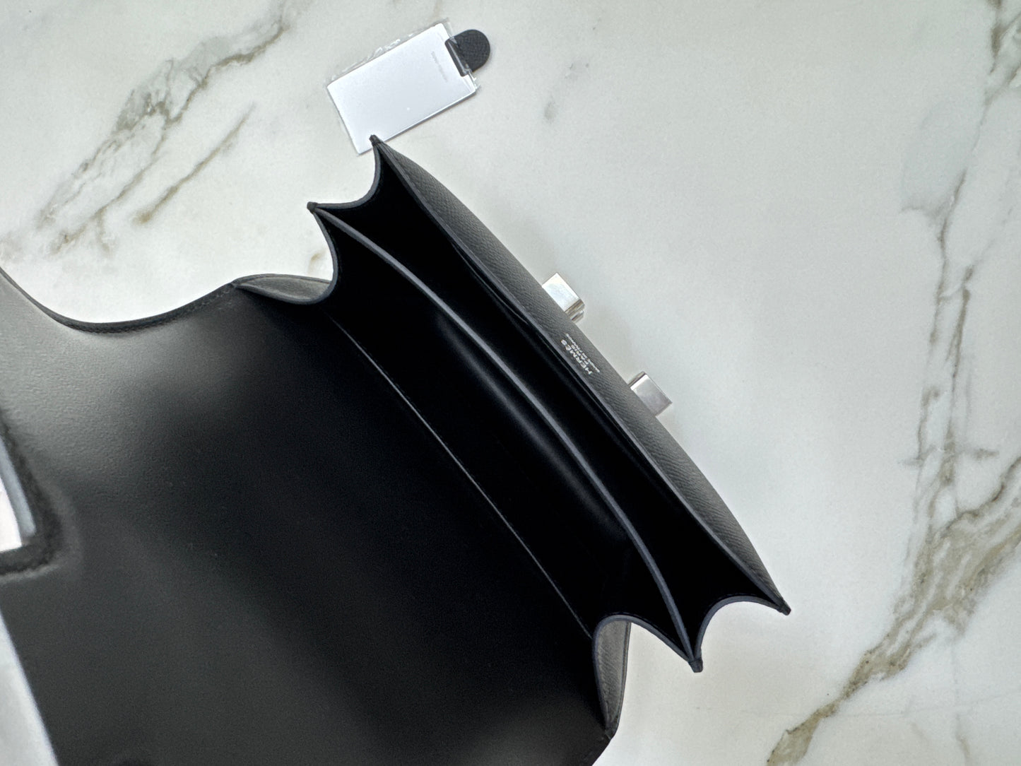 HERMES Mini Constance 黑銀 Noir Epsom PHW