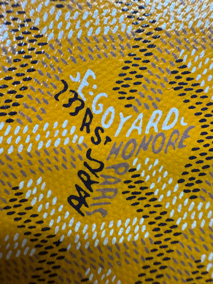 GOYARD Bourbon Zipped Cardholder 黃色