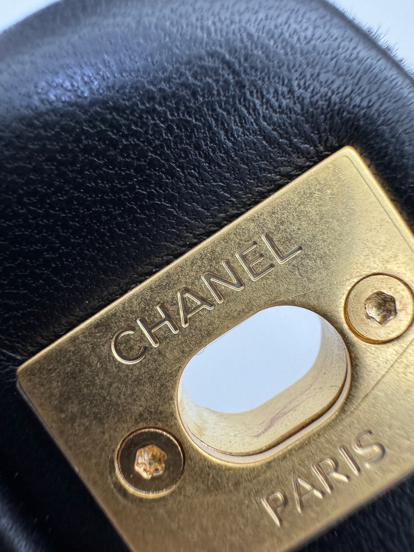 CHANEL 25K 蝴蝶結絲絨 Mini CF Top Handle