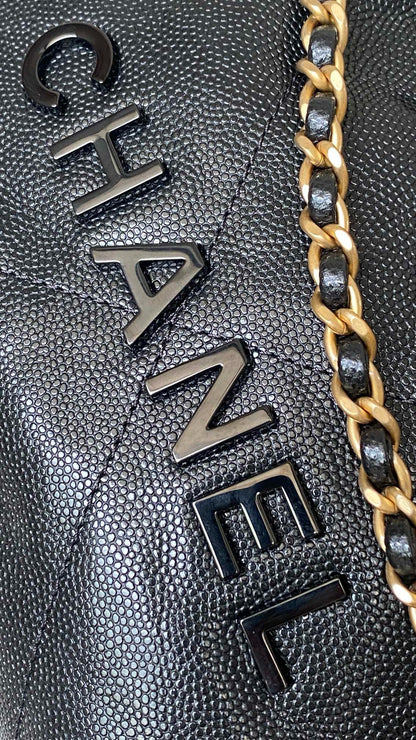 CHANEL Mini 22 Bag 荔枝牛皮