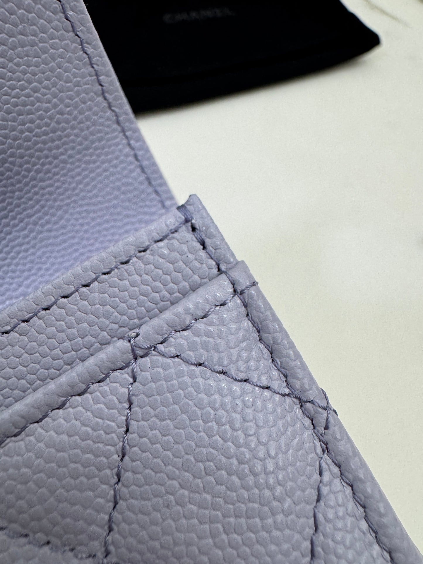 CHANEL 21K 香芋紫 CF Cardholder