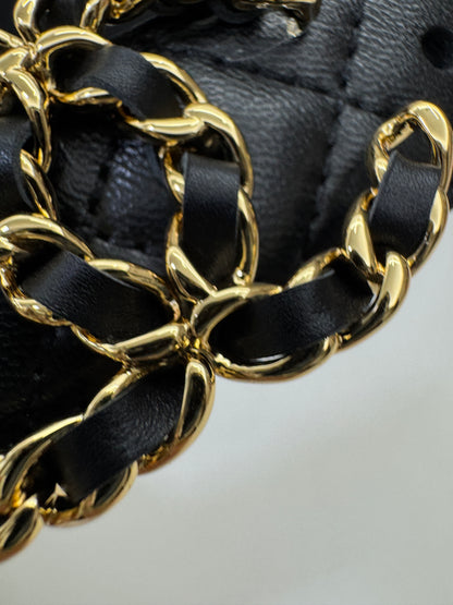 CHANEL 穿皮鏈金扣皮帶