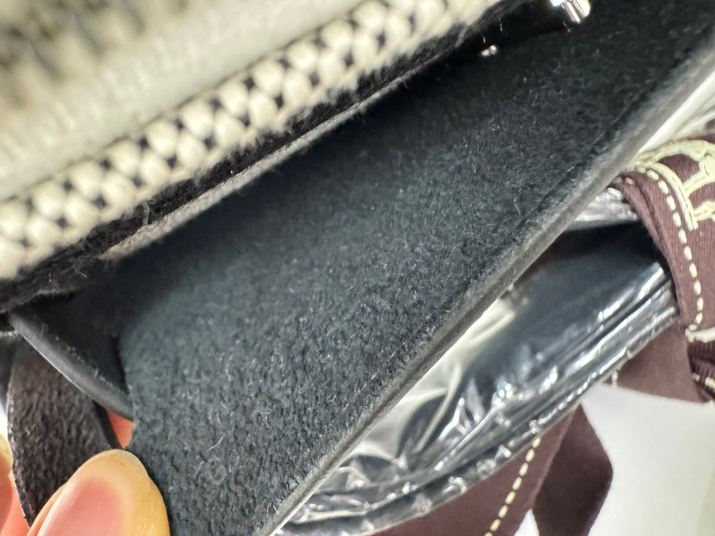 HERMES Mini Herbag 熊貓黑扣