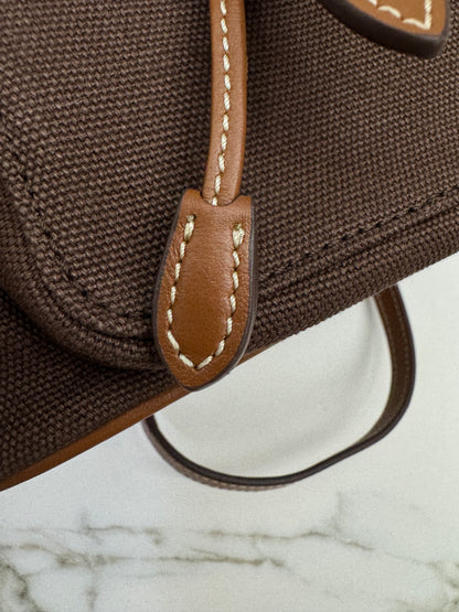 MIU MIU Backpack Canvas 深棕
