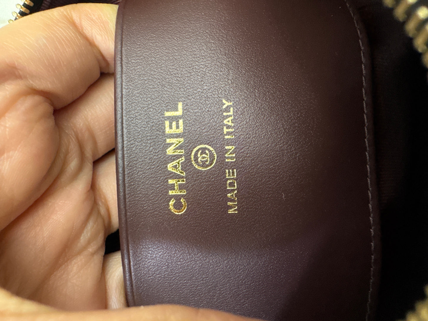 CHANEL 25P保齡球 黑色牛皮￼