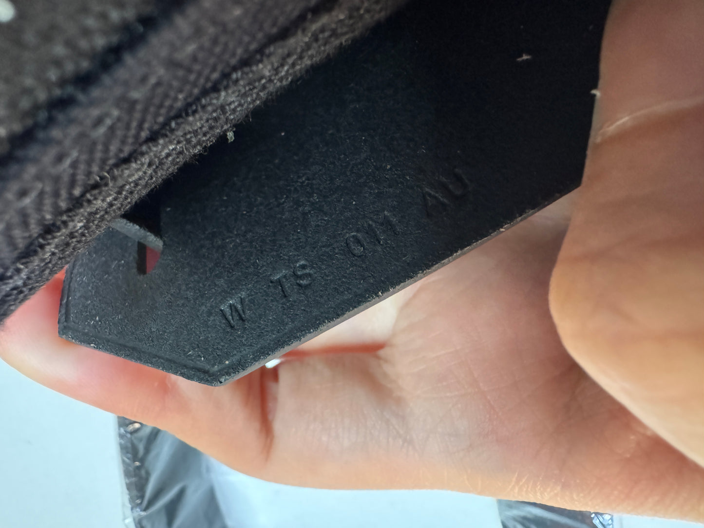 HERMES Mini Herbag 黑銀