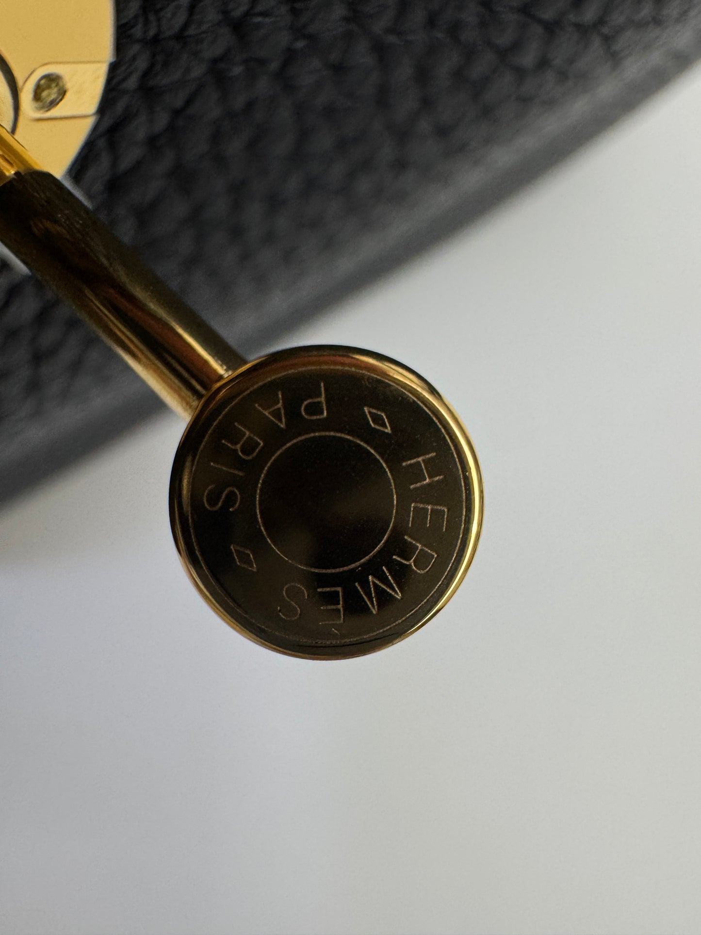 HERMES Mini Lindy II 黑金 Nior TC GHW