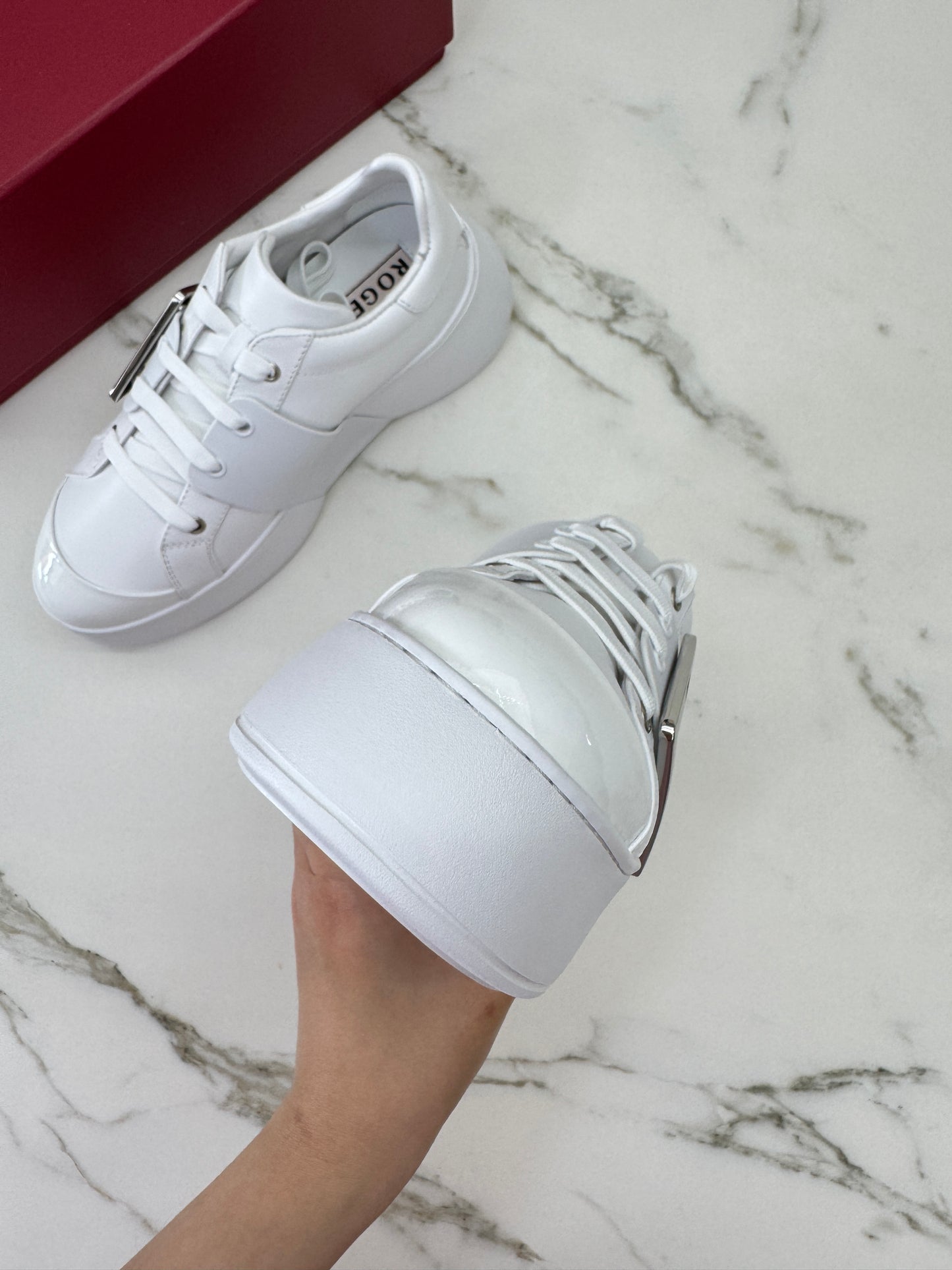 RV 厚底小白鞋 Viv Skate Sneakers