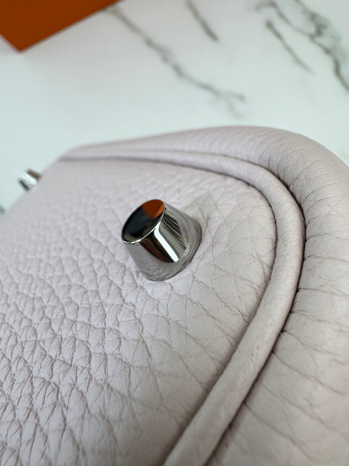 HERMES Picotin Lock 18 夢幻紫銀扣 TC Mauve Pale PHW