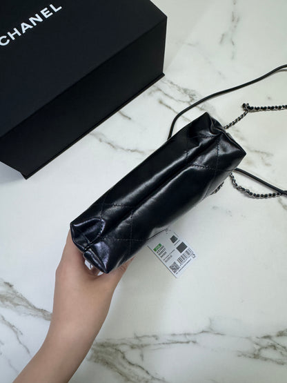 CHANEL 22 Bag Mini 黑銀