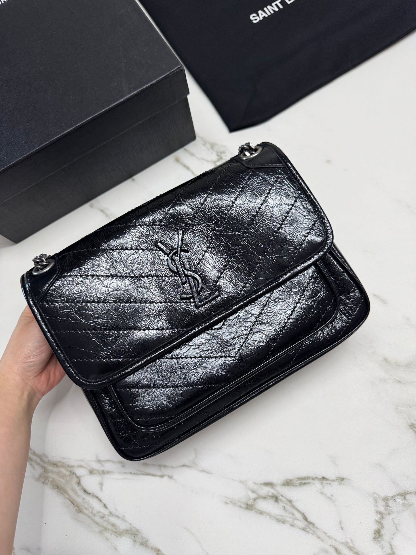 YSL Niki Medium 黑色